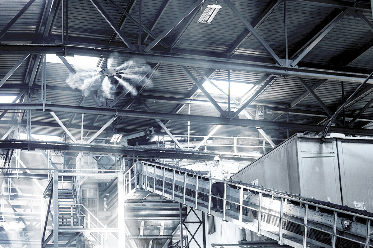 klimabefuktning.no, Norge, Sverige, luftbefuktning, luftfuktere, Merlin Technologies, Norge, inneklima, fuktighetskontroll, støvkontroll, luftkvalitet, HMS, økt produksjon, elektronikk, sagbruk, tømmer, gruver, trykkeri, kontor, matvarer, plastproduksjon, lakkering, elektronikk, automobil-industri, lager, støv, svevestøv, allergi, luftveisinfeksjoner