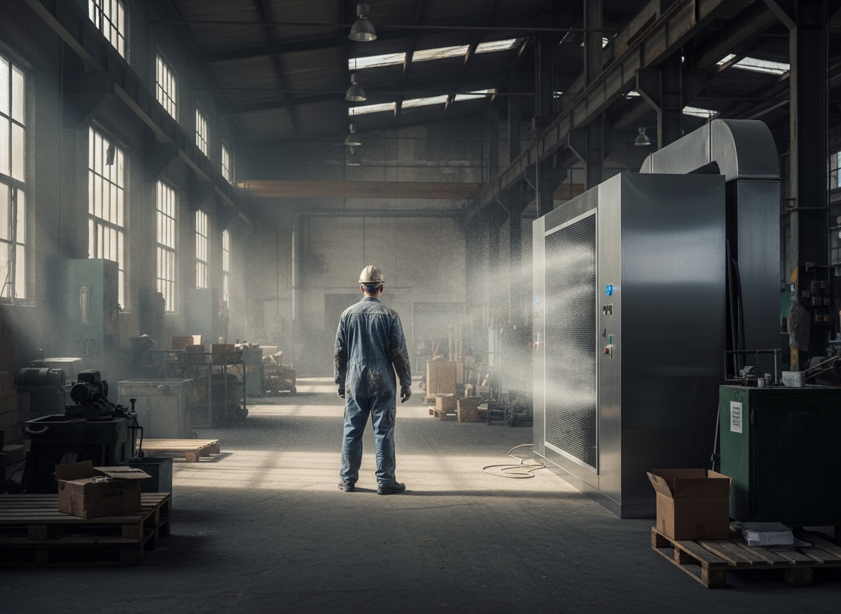 klimabefuktning, luftbefukting, luftfuktere, inneklima, Merlin Technologies, Norge, fuktighetskontroll, støvkontroll, luftkvalitet, HMS, økt produksjon, elektronikk, sagbruk, tømmer, gruver, trykkeri, kontor, matvarer, plastproduksjon, lakkering, elektronikk, automobil-industri, lager, støv, svevestøv, allergi, luftveisinfeksjoner, støvboks, støvfilter