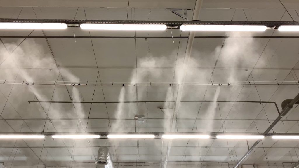 klimabefuktning, luftbefukting, luftfuktere, inneklima, Merlin Technologies, Norge, fuktighetskontroll, støvkontroll, luftkvalitet, HMS, økt produksjon, elektronikk, sagbruk, tømmer, gruver, trykkeri, kontor, matvarer, plastproduksjon, lakkering, elektronikk, automobil-industri, lager, støv, svevestøv, allergi, luftveisinfeksjoner, lakkeringsboks, herding av lakk, lakkboks, pulver, pulvermat